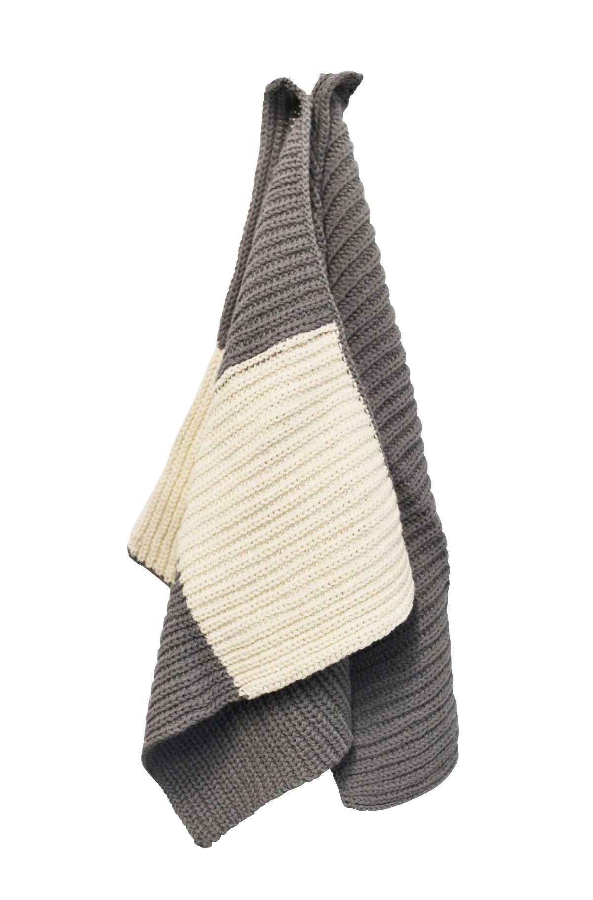 Grey/Cream Towels - S/2