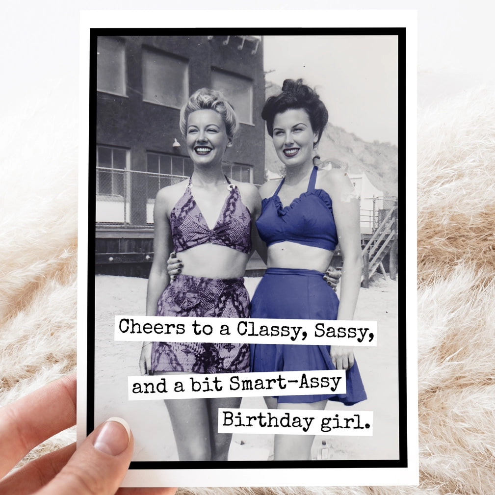 Cheers to a Classy Sassy card
