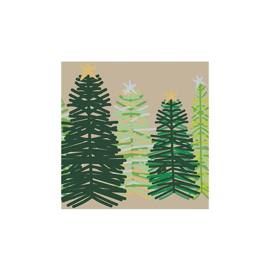 Abstract Tree Napkin