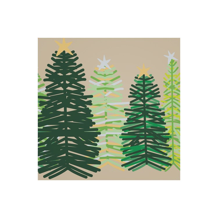 Abstract Tree Napkin