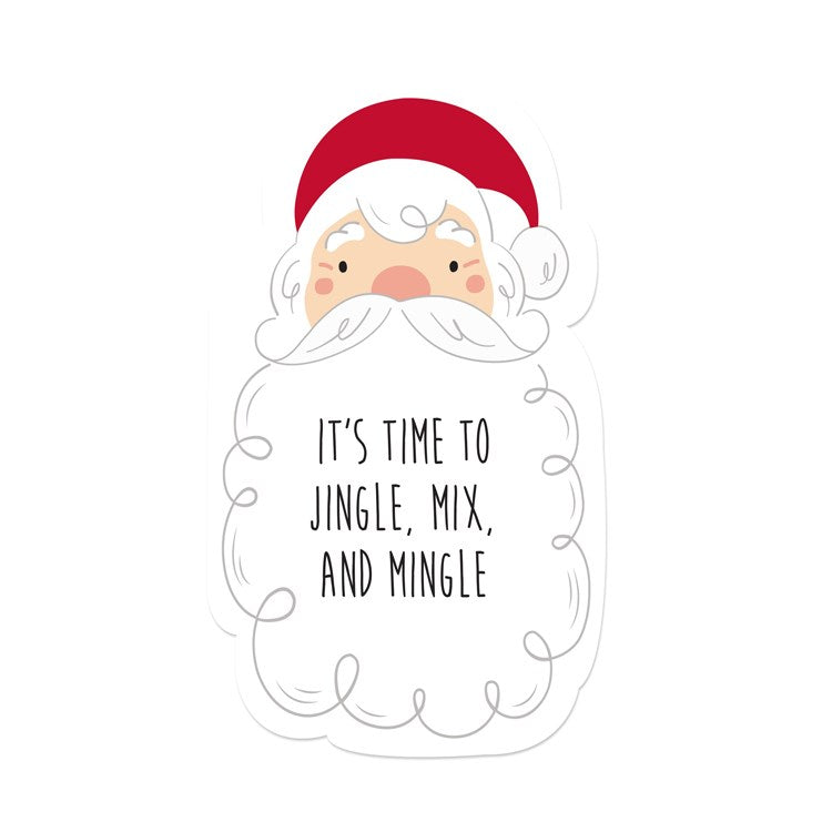 Time to Jingle Shaped Napkin