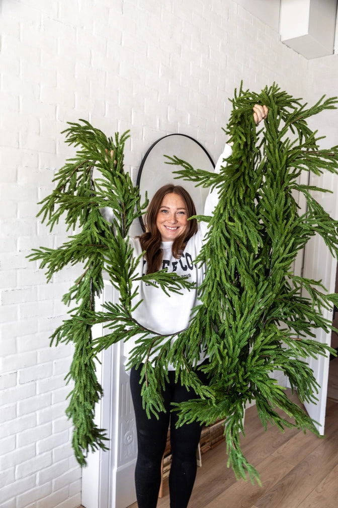 Real Touch Norfolk Garland