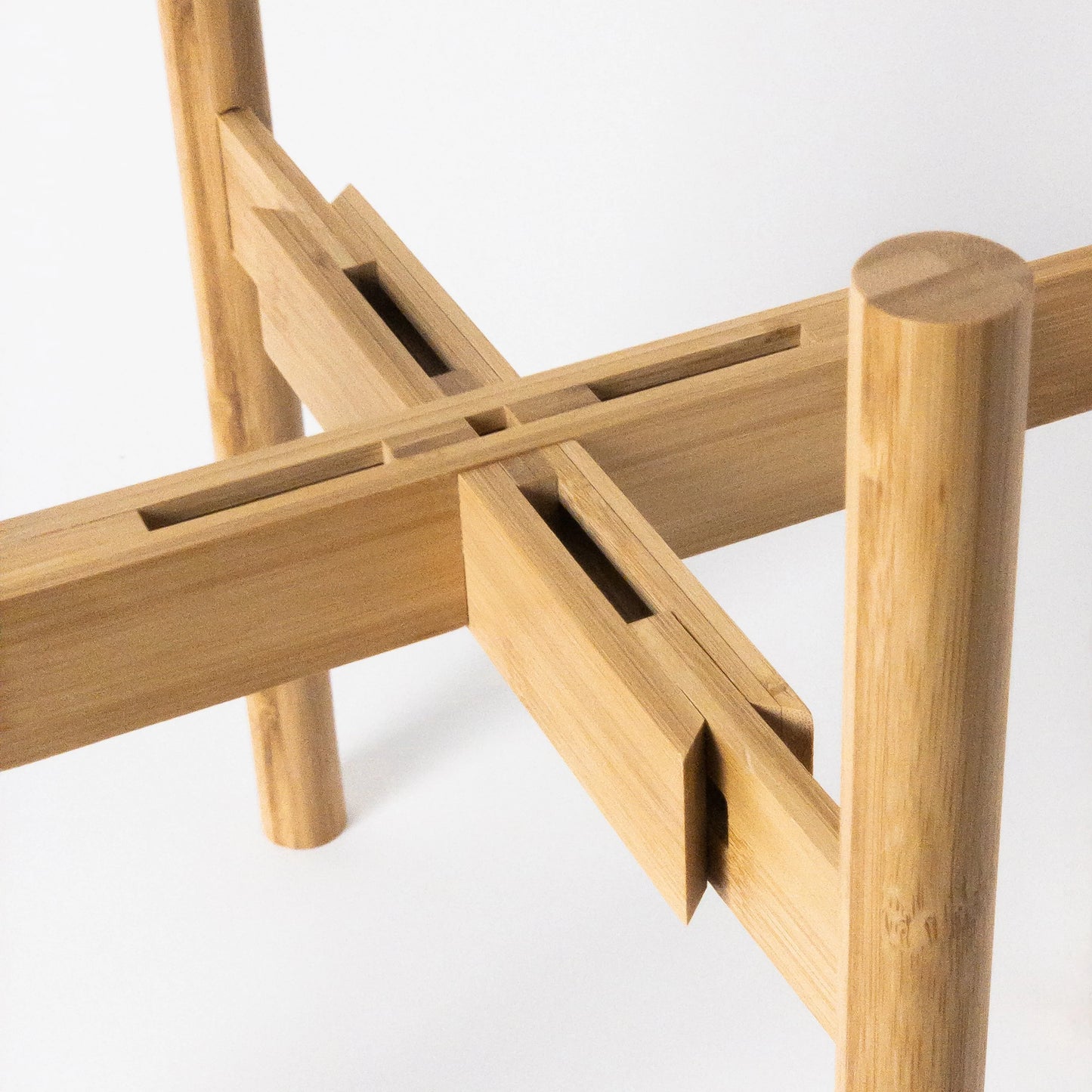 Natural Bamboo Planter Stand