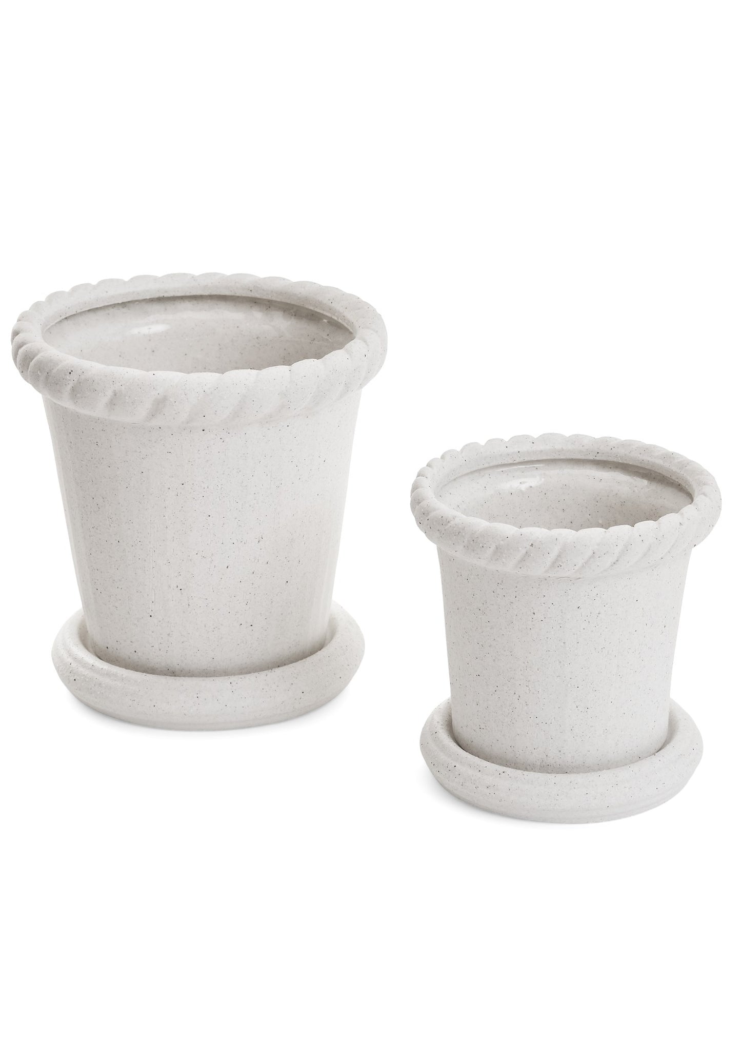 Ceramic Planter w/Tray