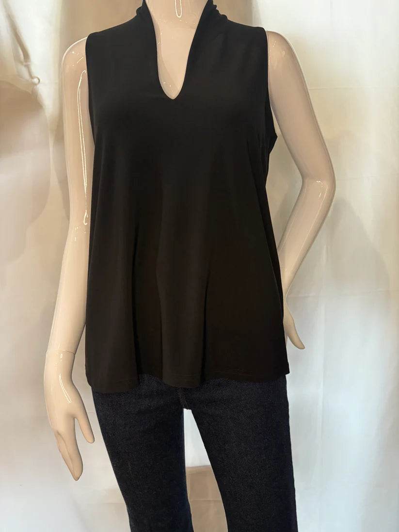 Sleeveless V Neck Top