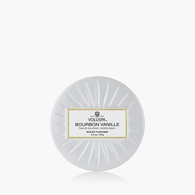 Bourbon Vanille Mini Tin Candle