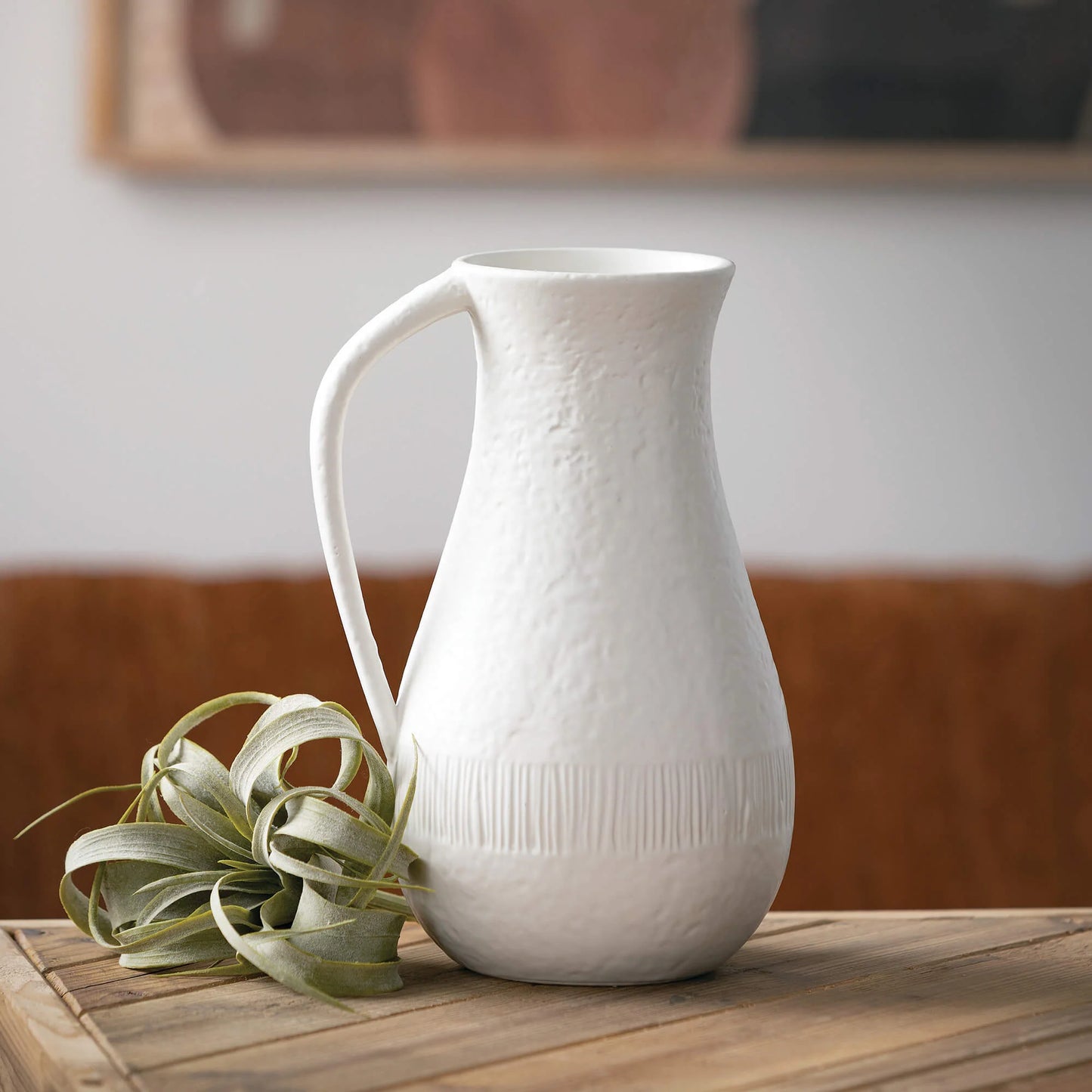 White Stone Pitcher