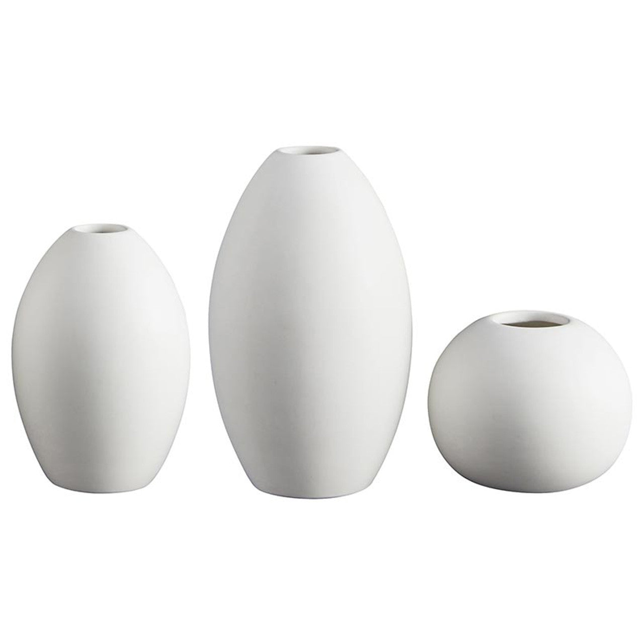 White Matte Bud Vase