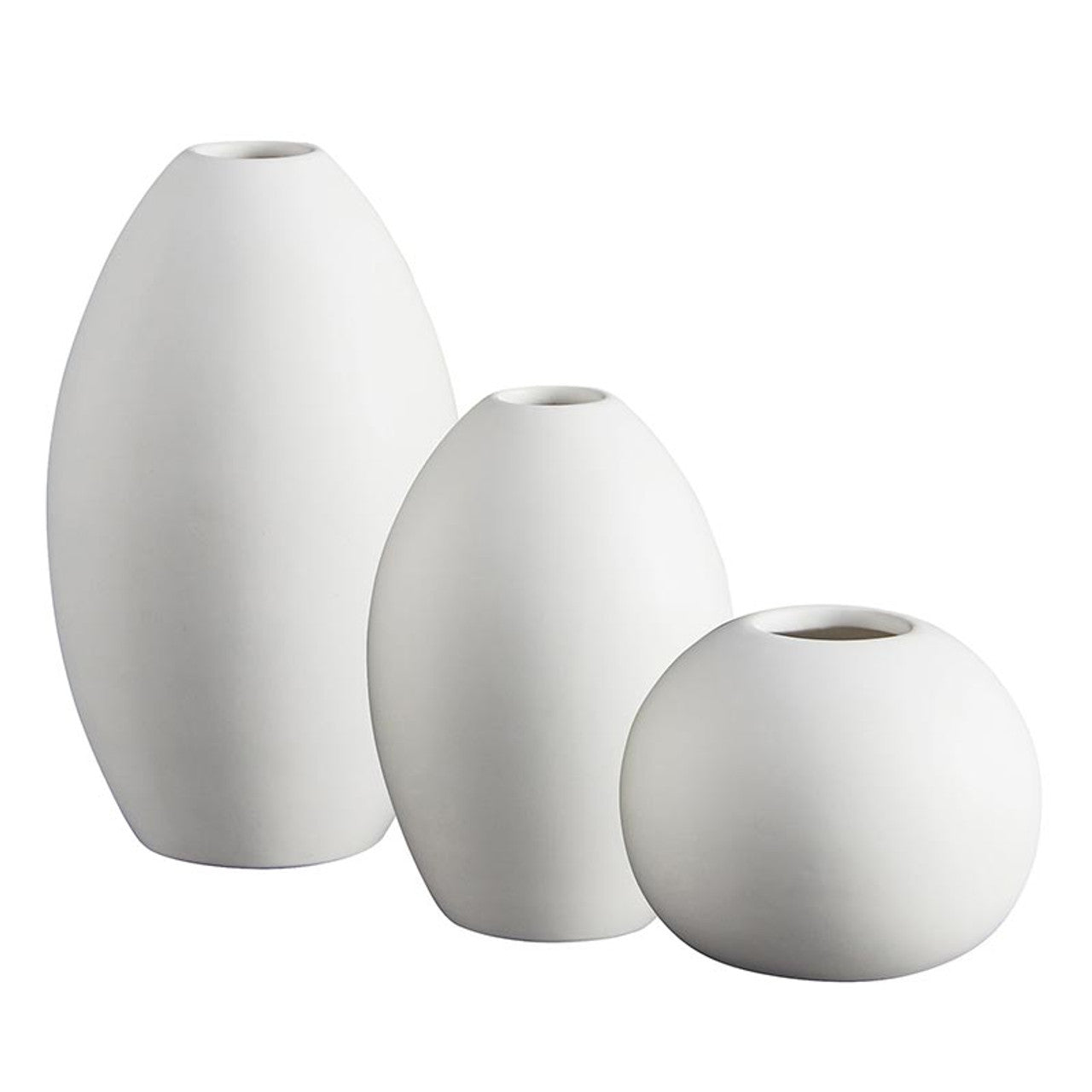 White Matte Bud Vase