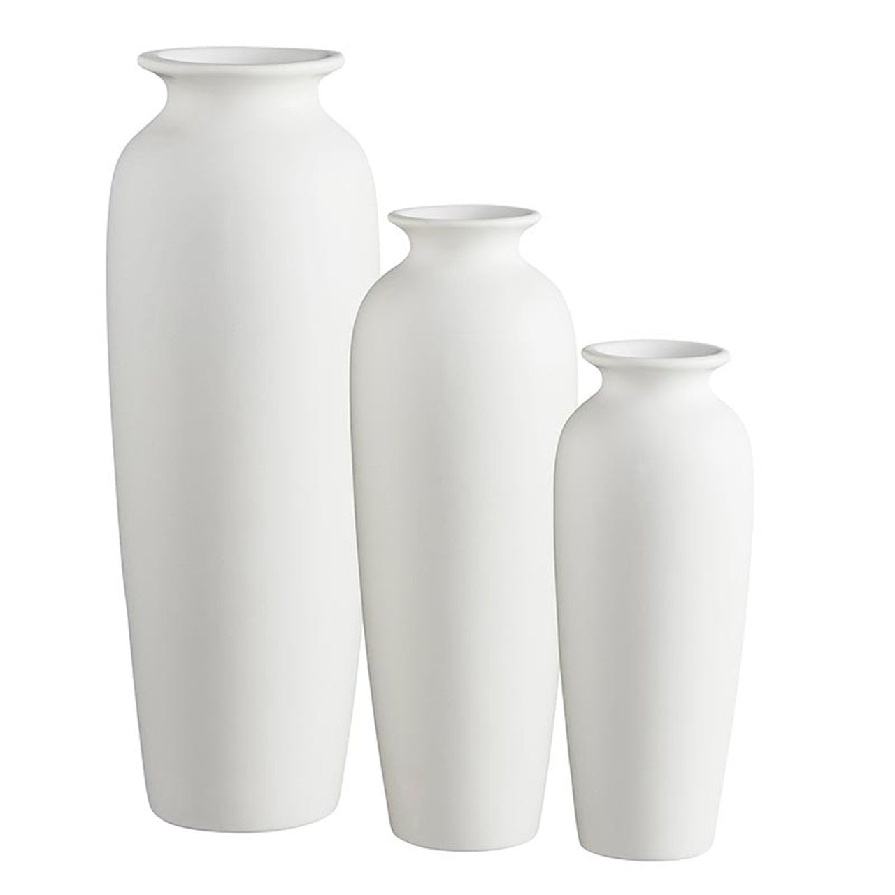 Matte White Vase