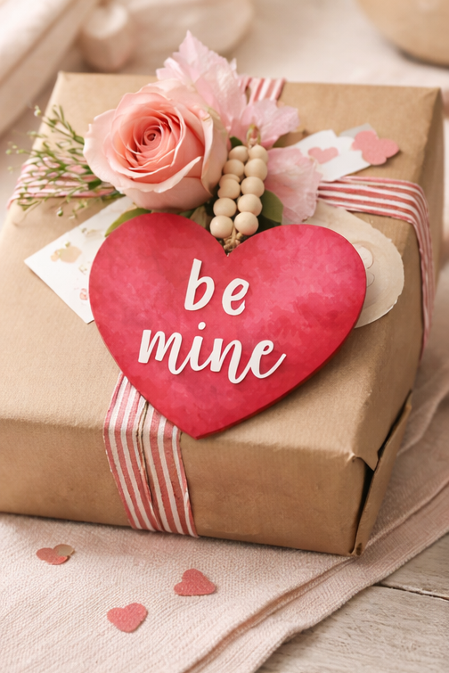 Be Mine Beaded Heart