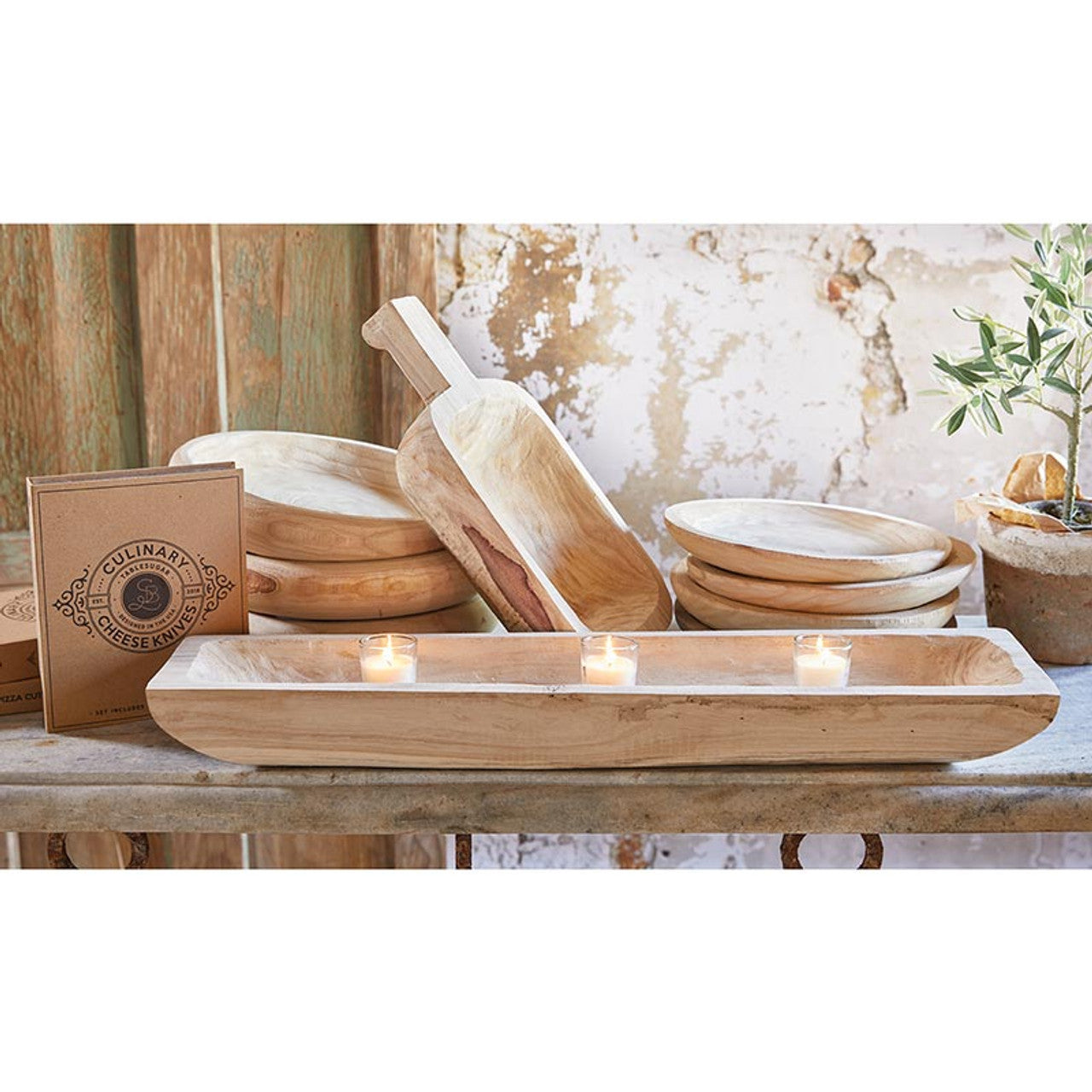 Paulownia Long Tray
