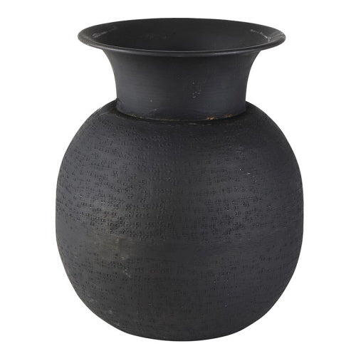 Black Rustic Vase