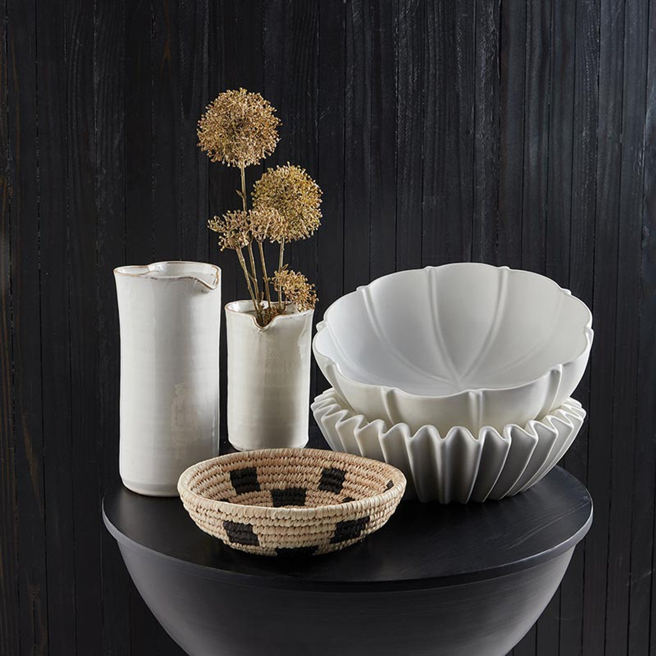 Lehriya Scalloped Bowl