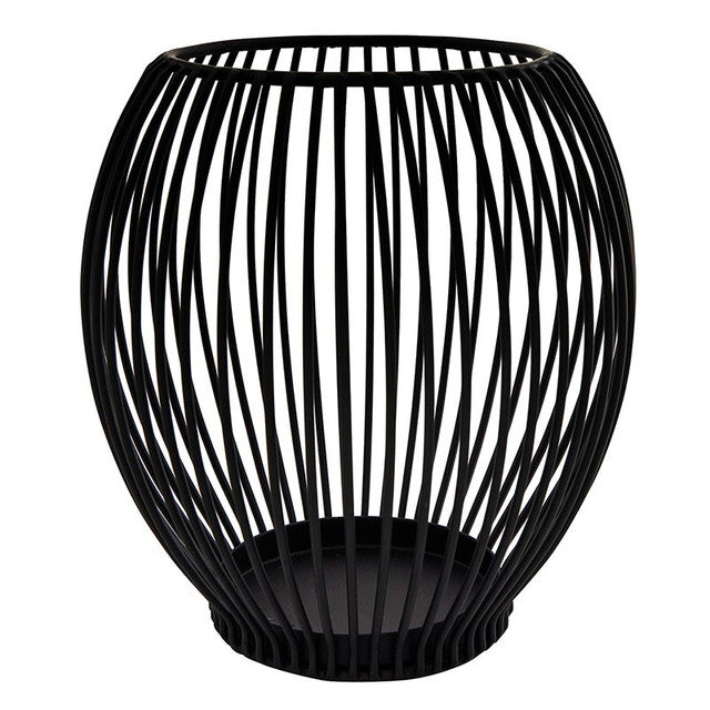 Luminous Black Candleholder