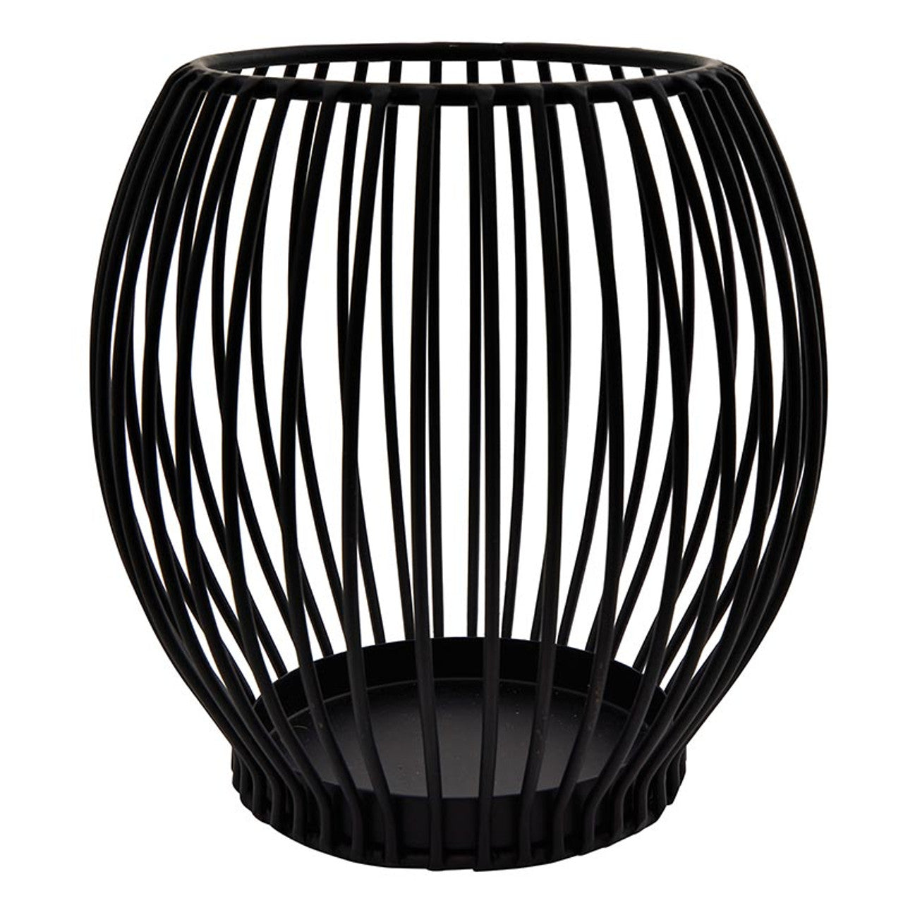 Luminous Black Candleholder
