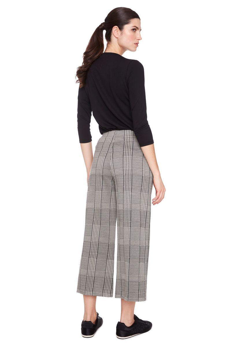 Cropped Plaid Pant
