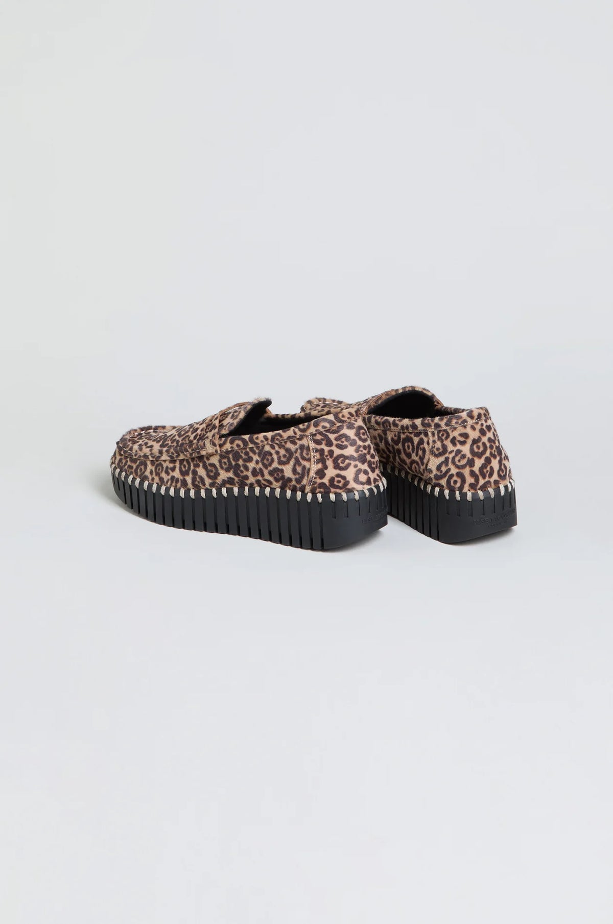 Tulip Leopard Penny Loafers
