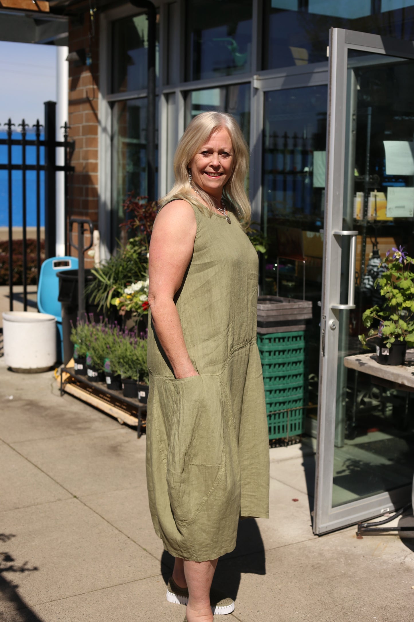 Balloon Midi Dress