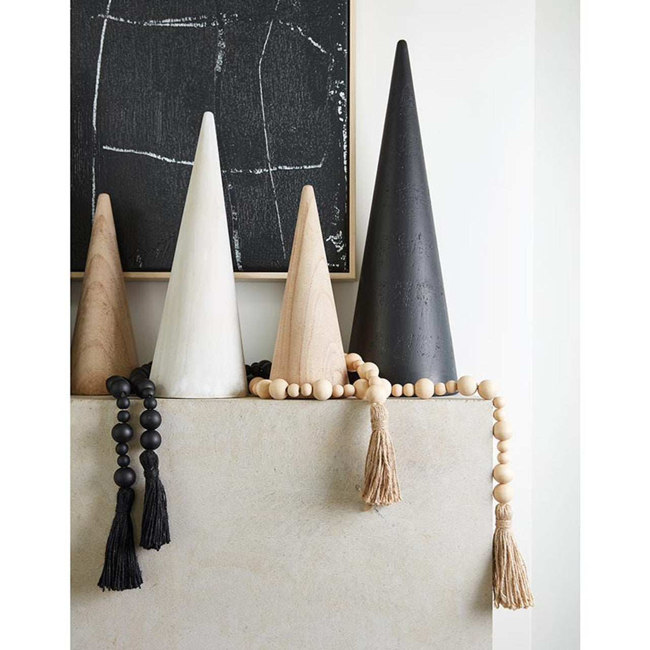 Large Black Cone Tree