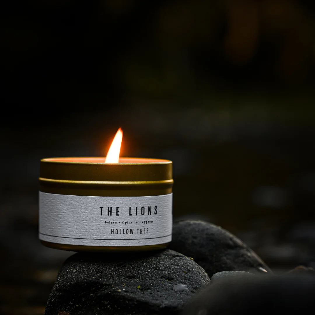 The Lions Travel Candle