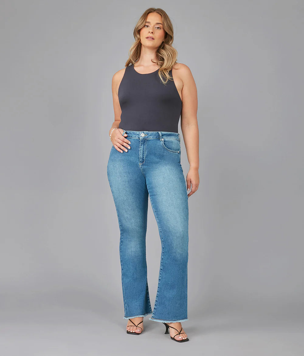 Alice High Rise Flare Jeans