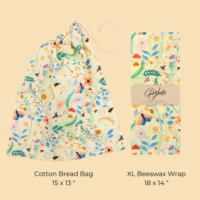 Bread Bag Set - In Bloom