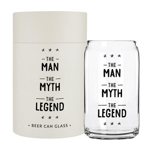 Man Myth Legend Beer Glass