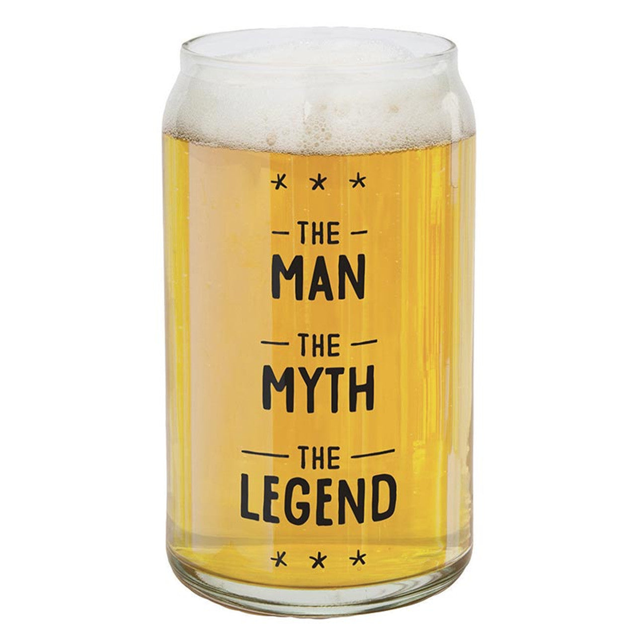 Man Myth Legend Beer Glass
