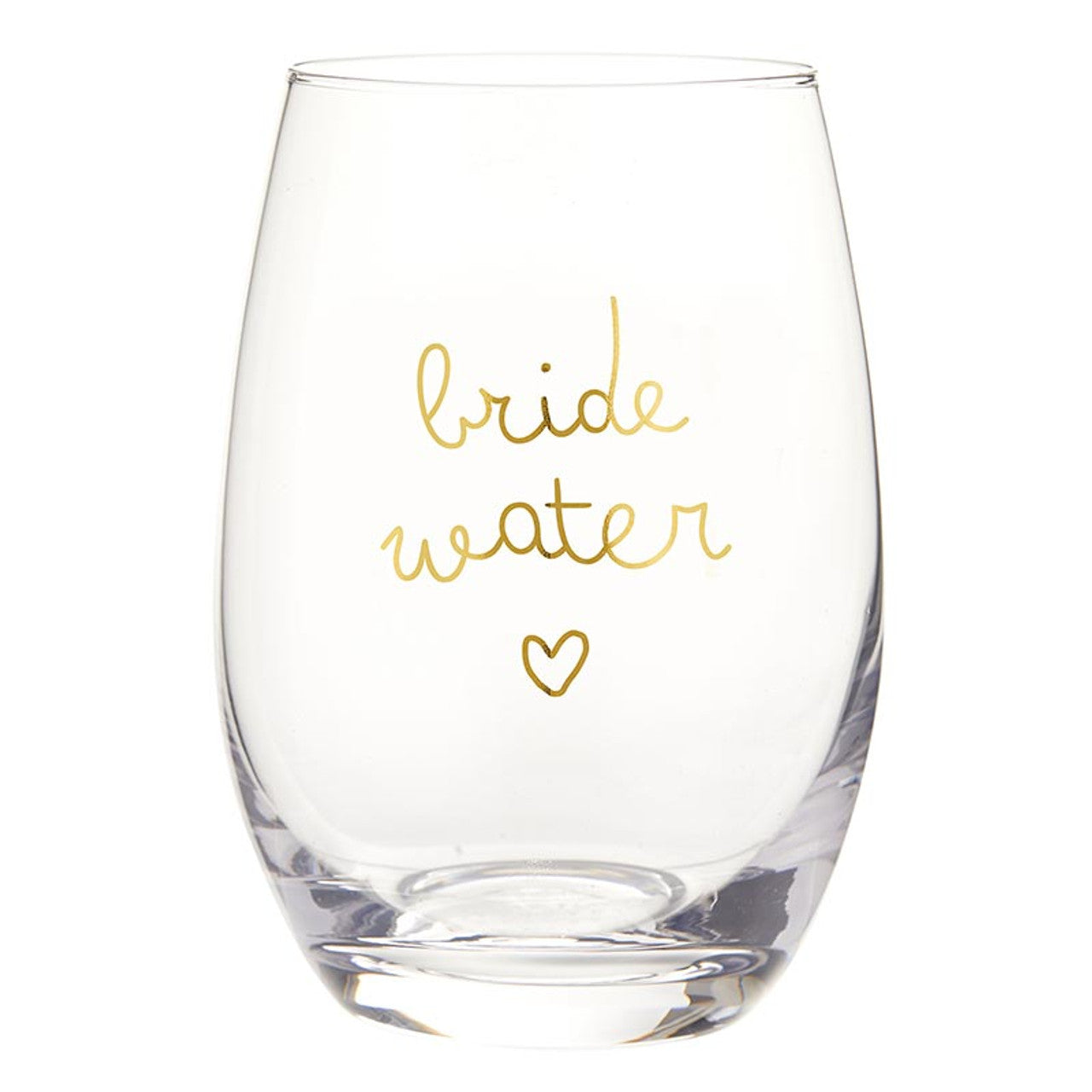 Bride Water Stemless Glass