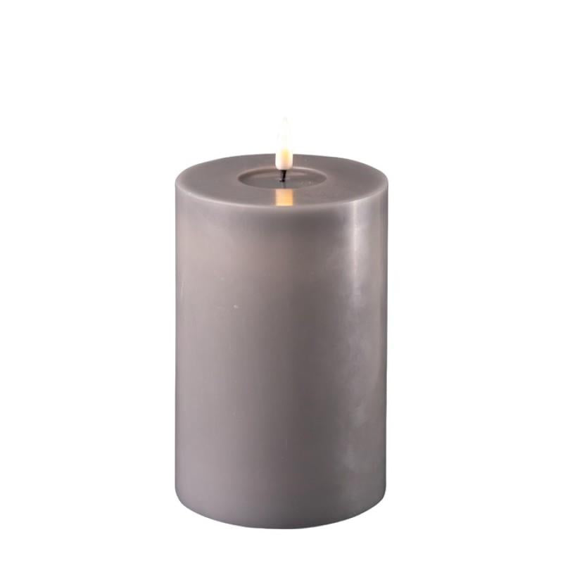 Grey LED Candle - 4"x6"