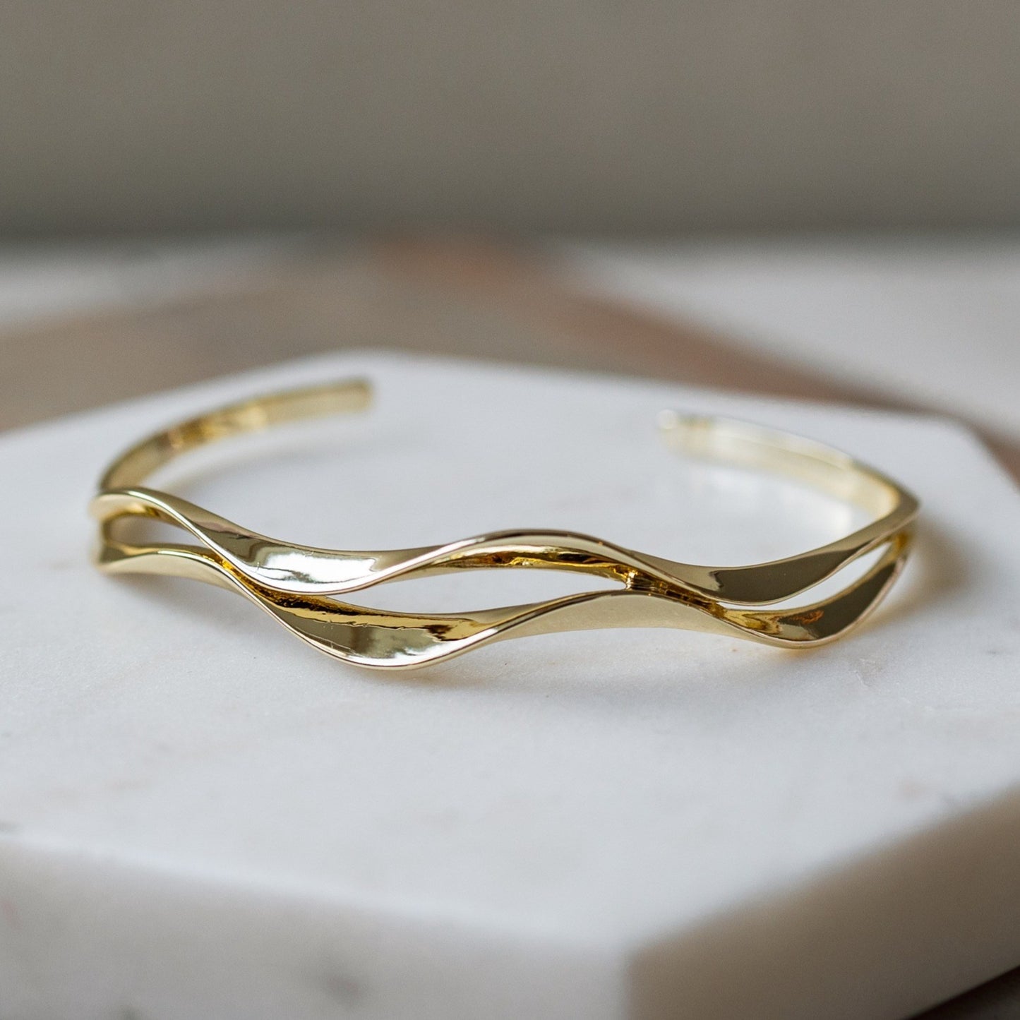 Rippled Cuff Bracelet