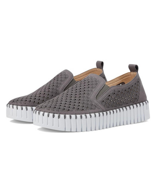 Platform Elastic Tulip Shoe