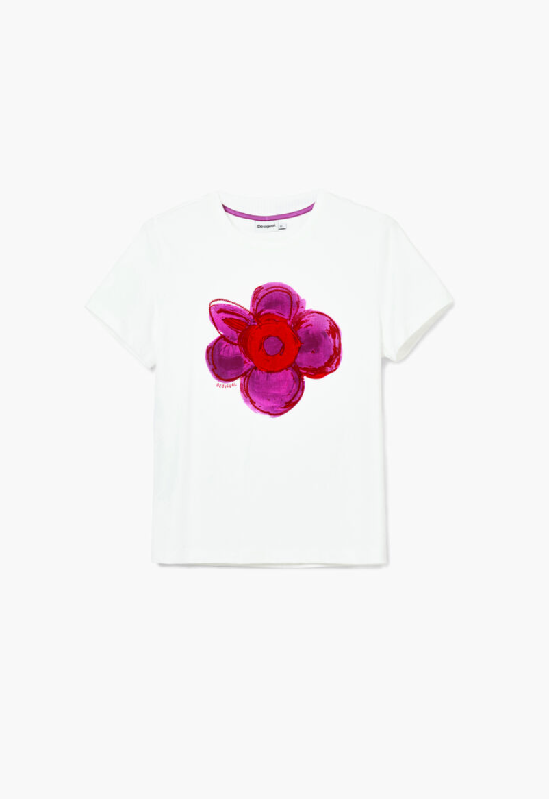 Flower Illustration T-Shirt