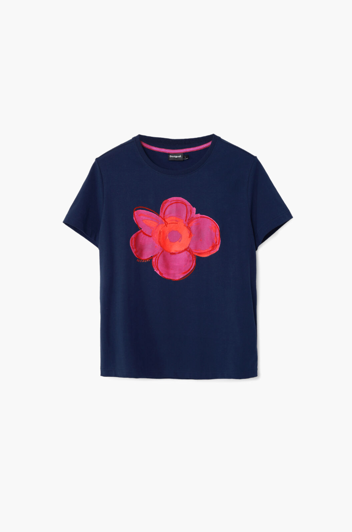 Flower Illustration T-Shirt