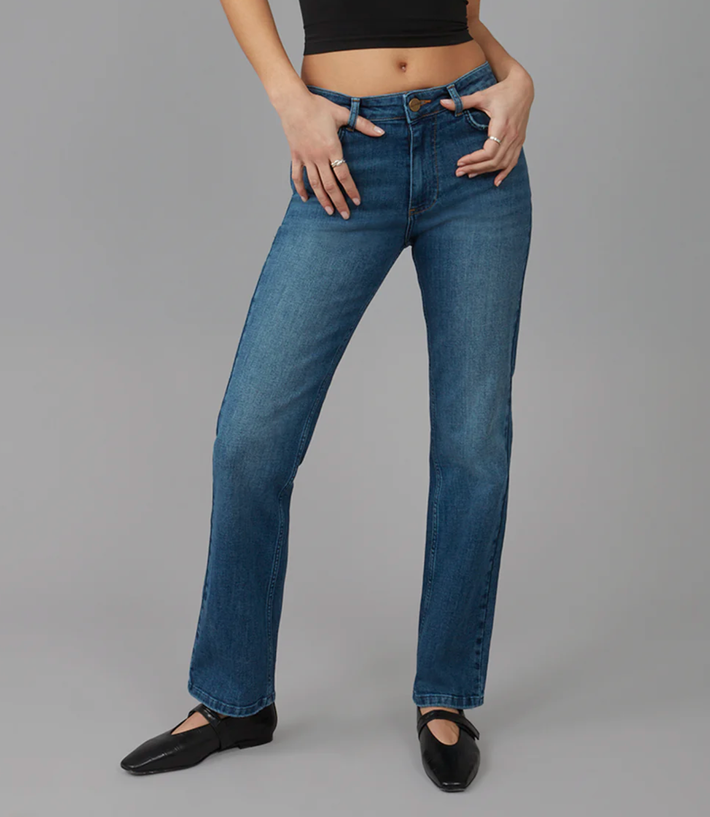 Denver High Rise Straight Jean