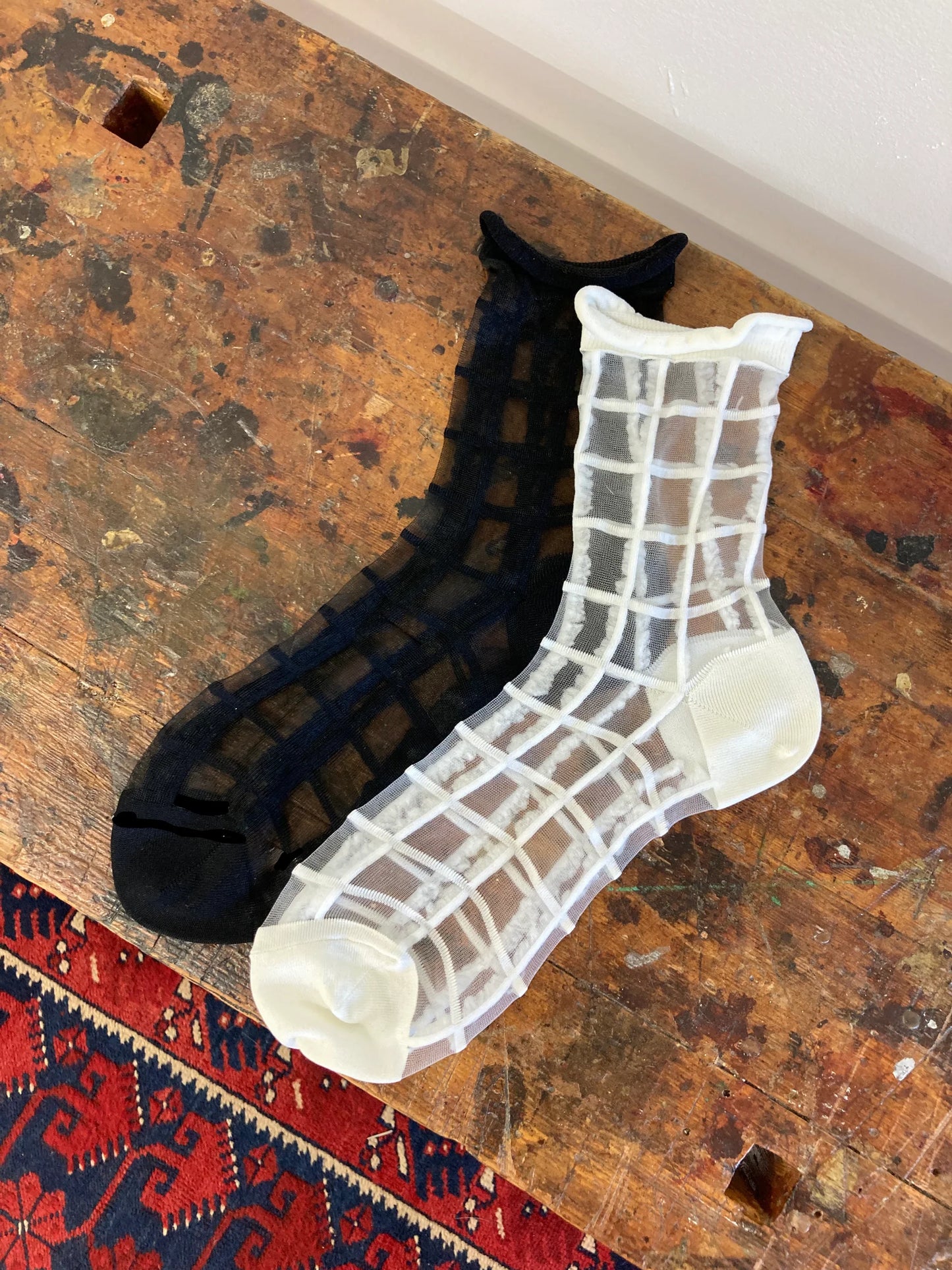 Sheer French Window Sock