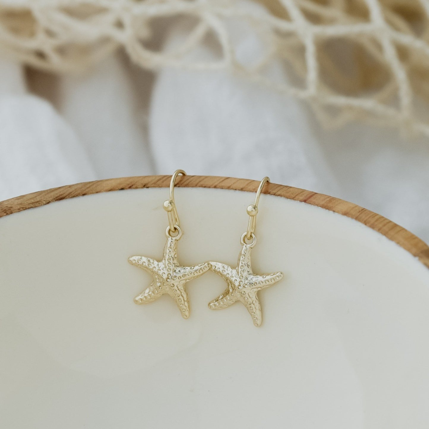 Starry Seashell Earrings