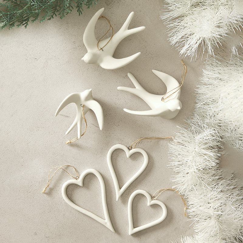 Ceramic Heart Ornament