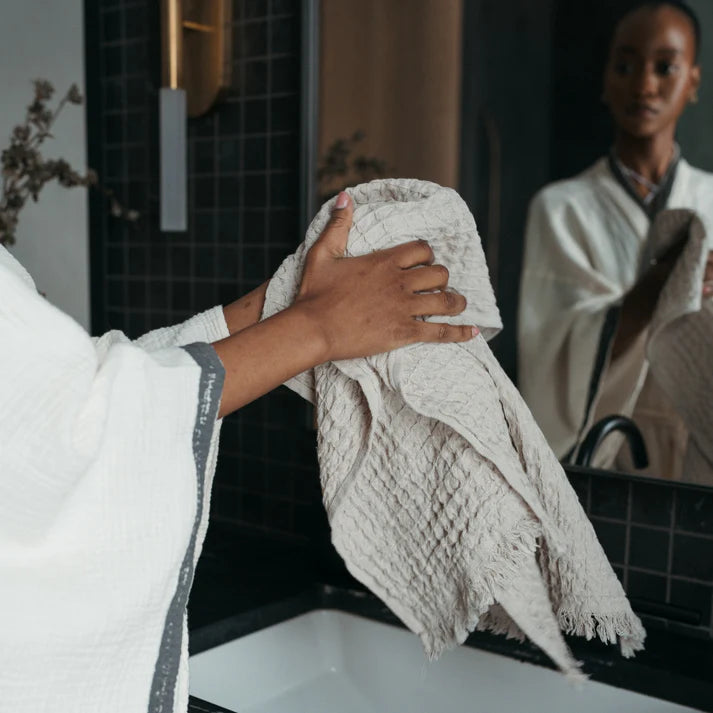 French Waffle Hand Towel