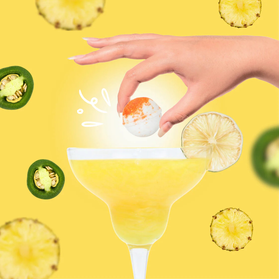 Pineapple Spicy Margarita Glimmer 4 Pack