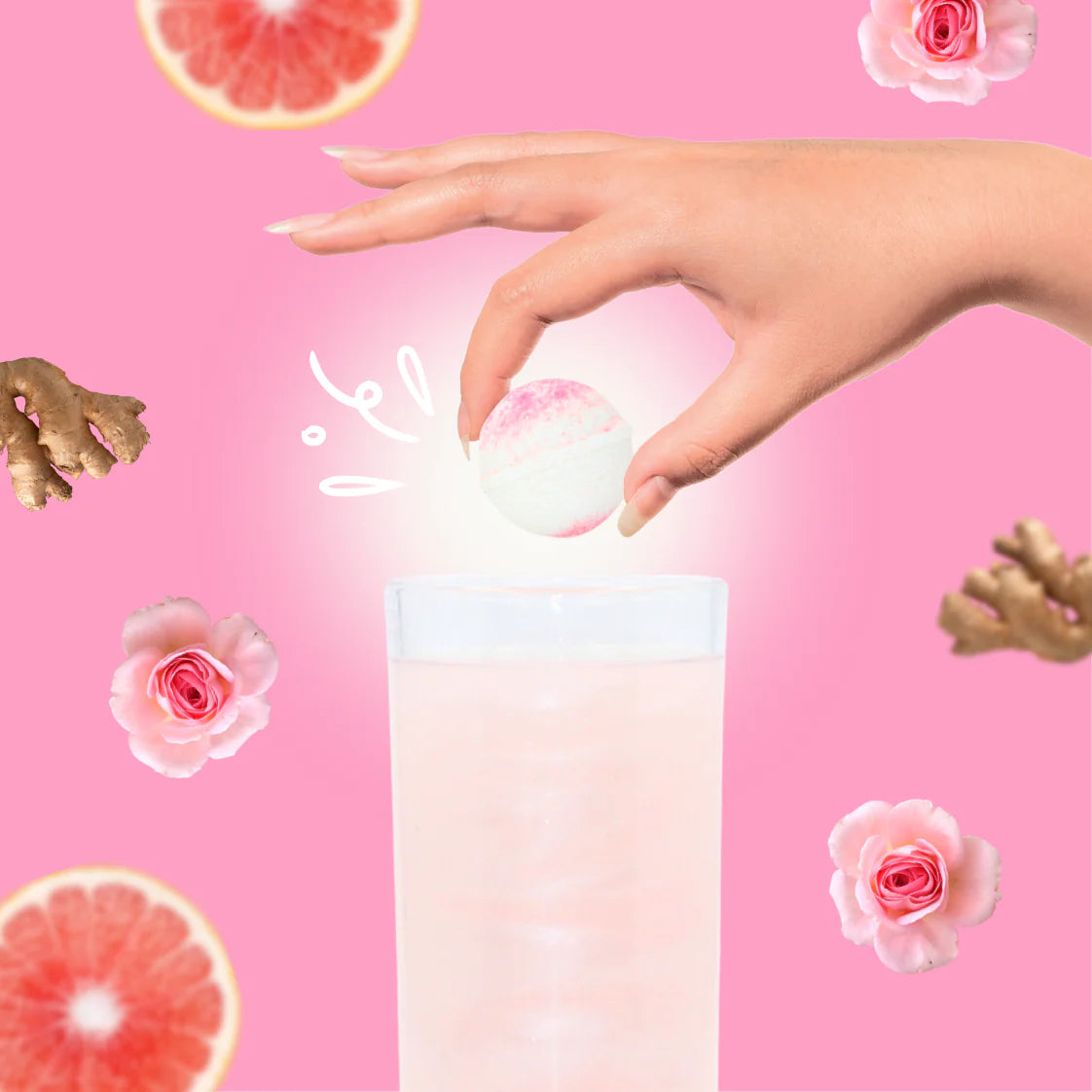 Rose Ginger Paloma Glimmer 4 Pack