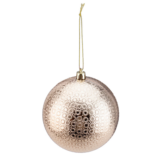 Emobossed Rose Gold Ball