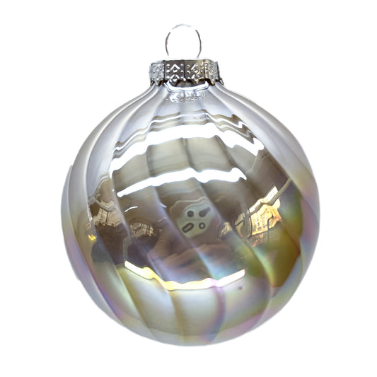 Iridescent Champagne Ornament