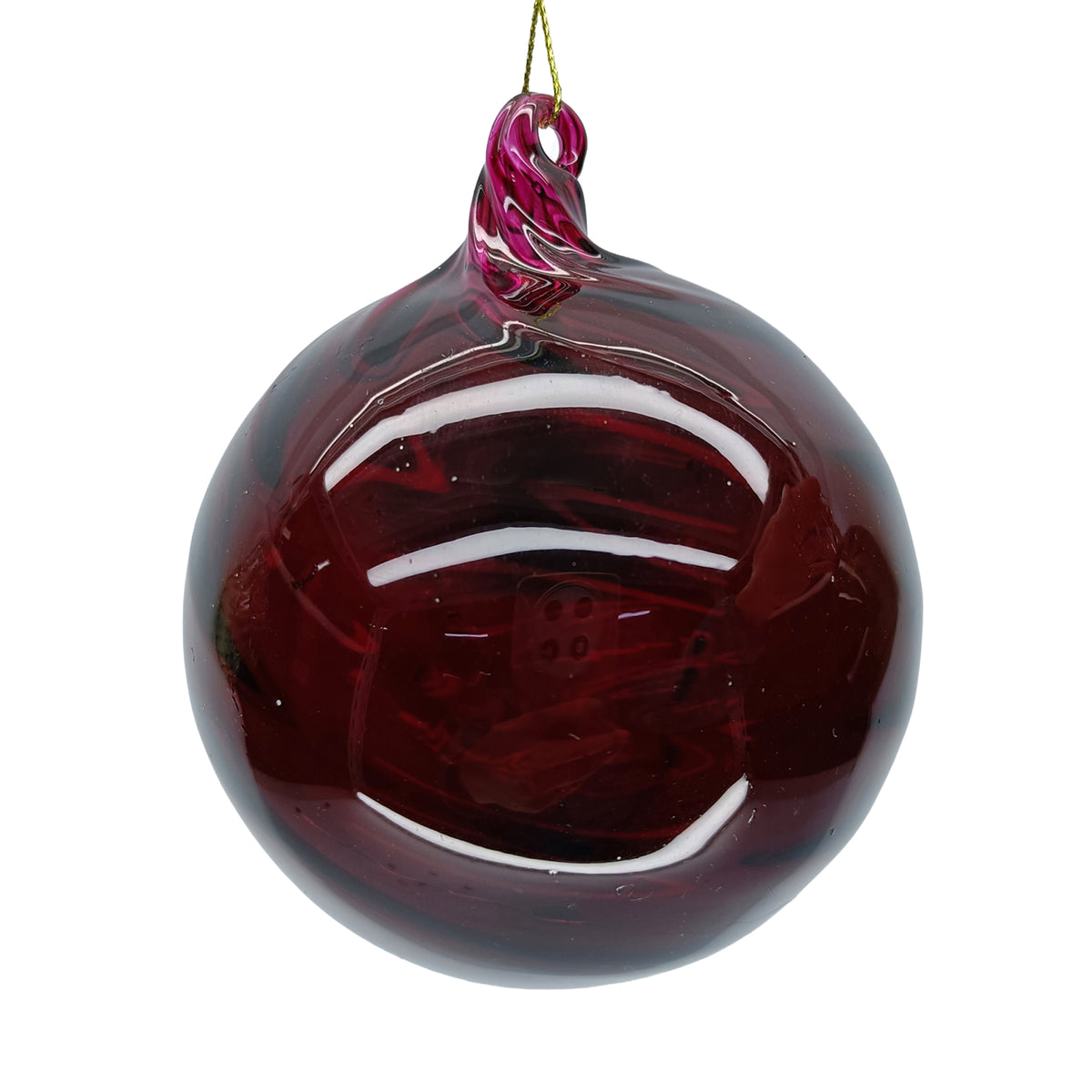 Dark Red Ornament