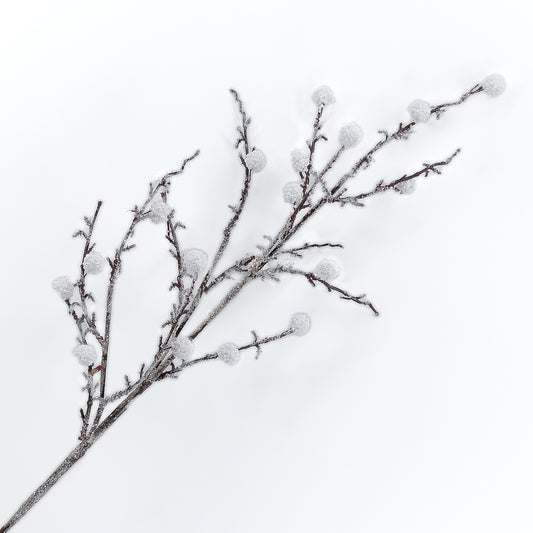 White Berry Spray w/Snow