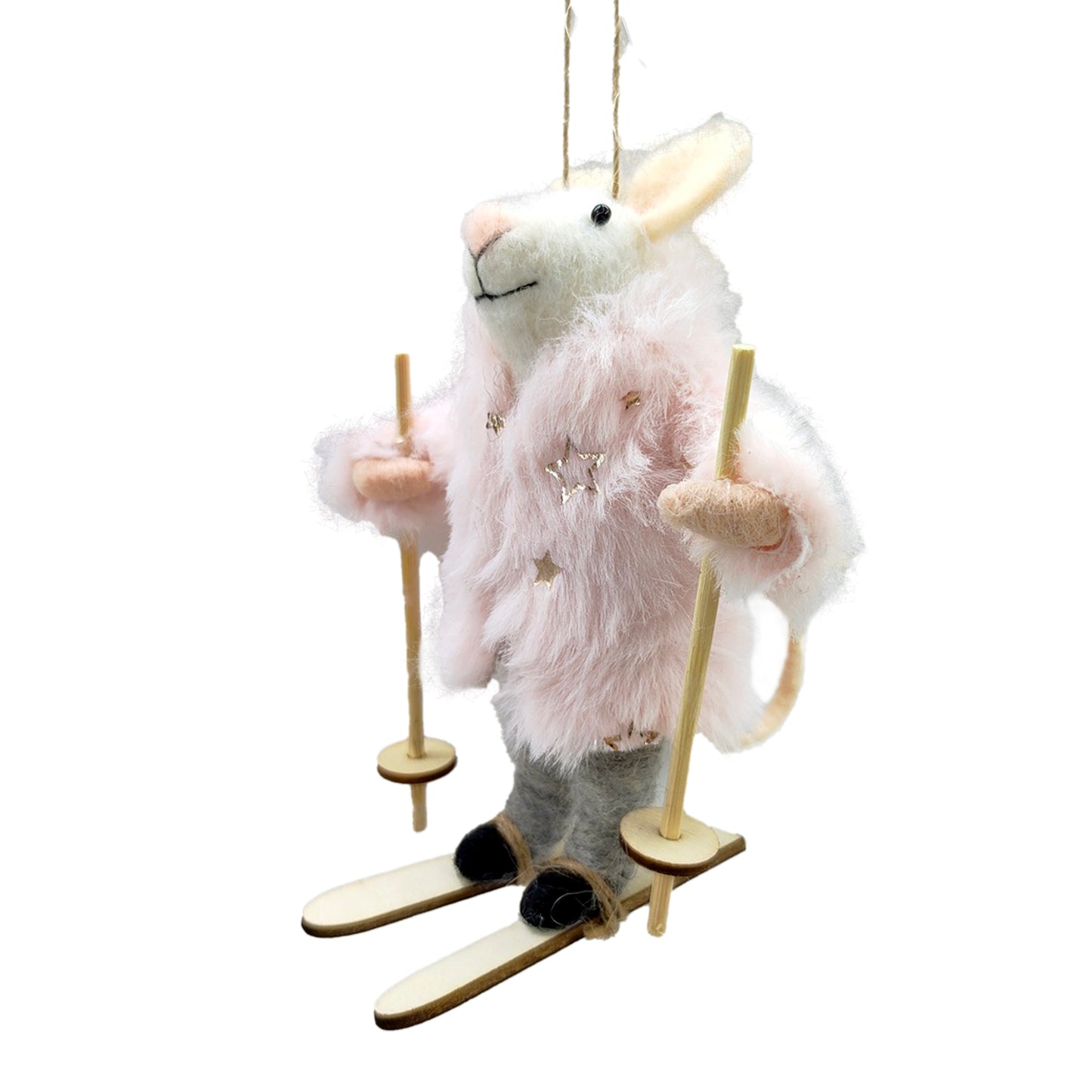 Wool Mouse w/Skis
