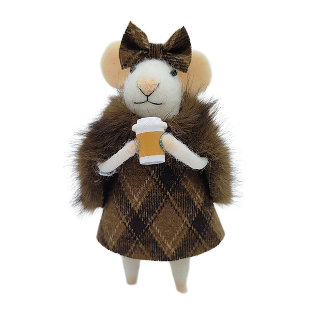 Wool Mouse w/Coffee