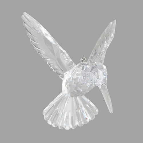 Clear Hummingbird Ornament