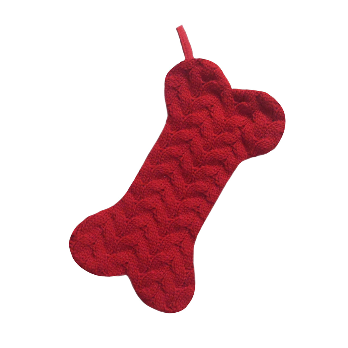Cable Knit Bone Stocking